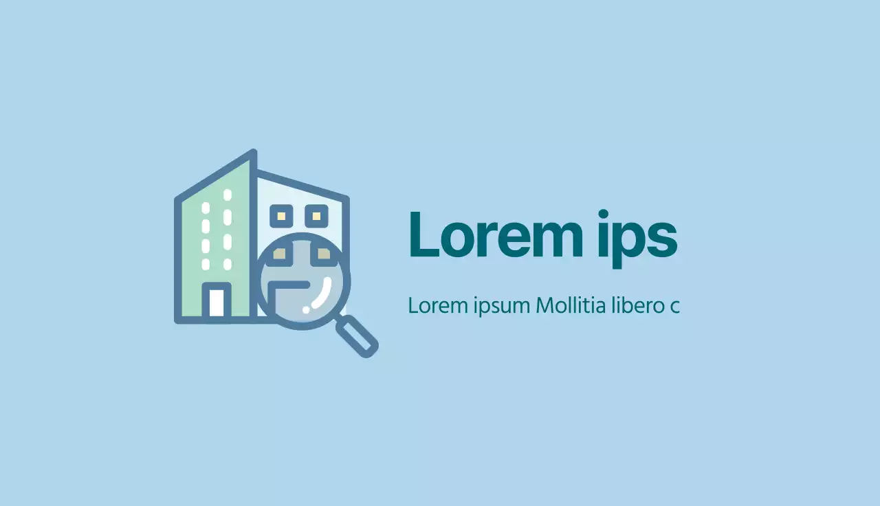 azul ilustração logótipo simples imobiliário