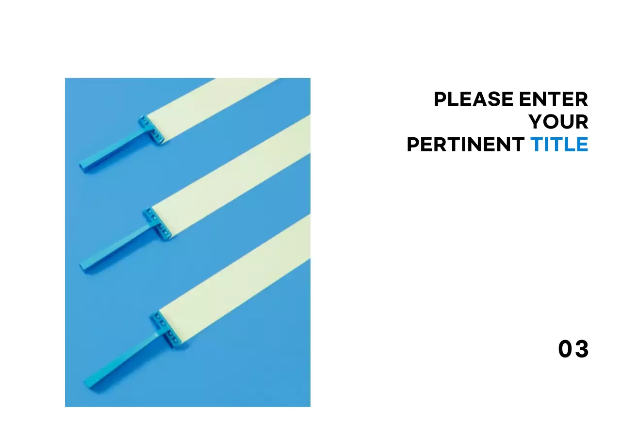 青 シンプル ビジネス プレゼンテーション