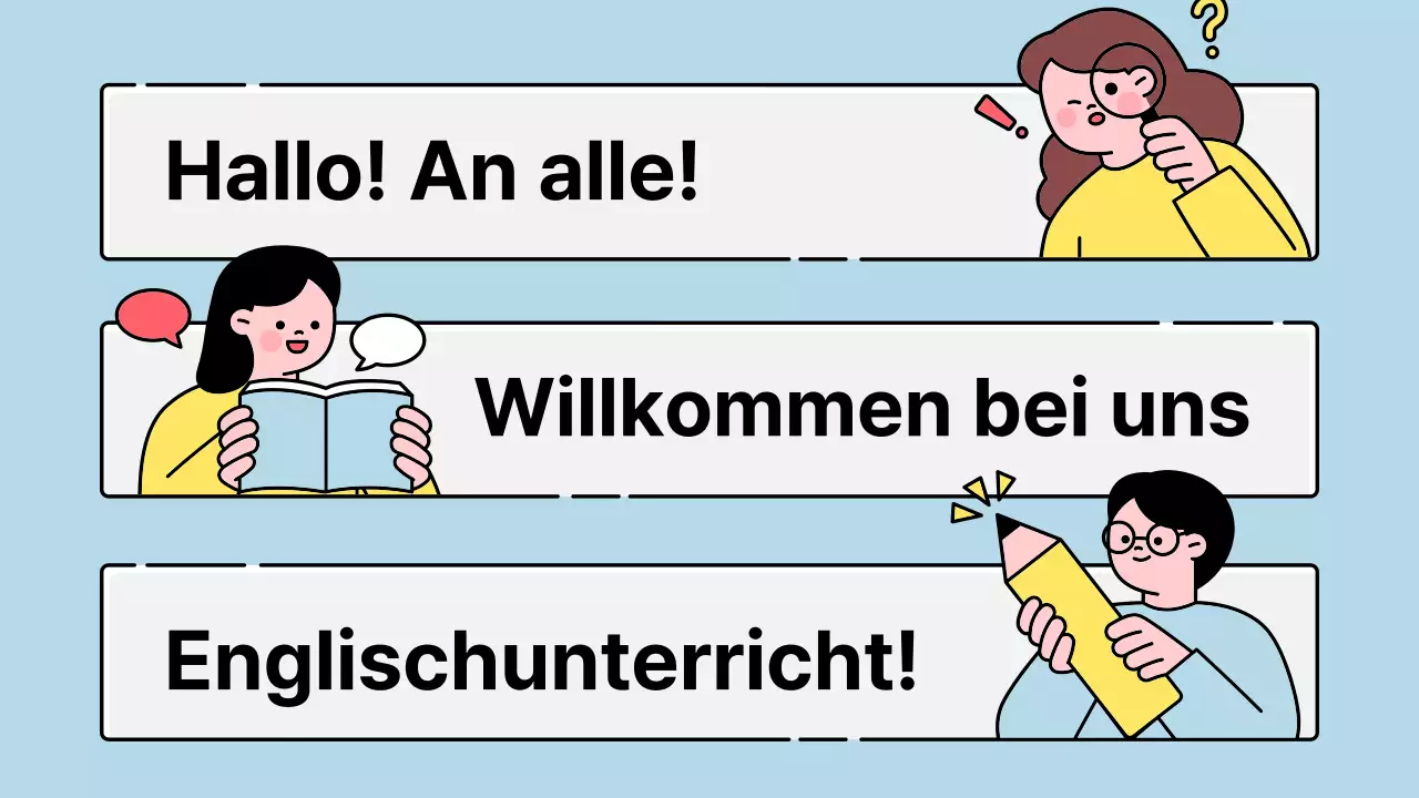 Niedliche Lernfigur in hellblauem Stil