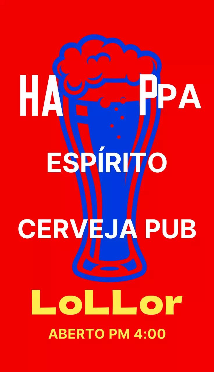 Quadro do menu de um bar de cerveja com ilustrações de cerveja da moda em azul