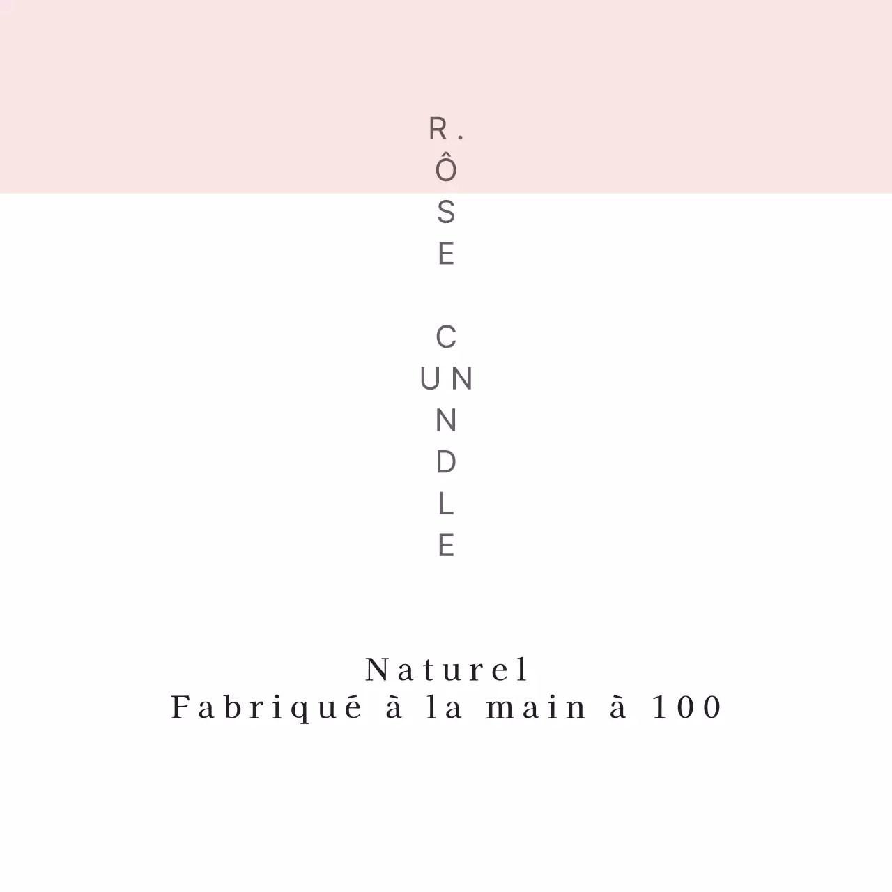 Bougie à la rose