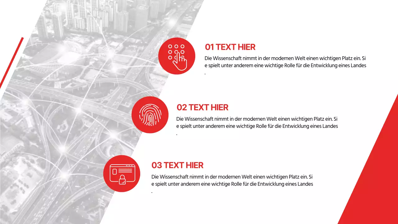 Eine einfache rote Agenda mit einem einfachen Konzept