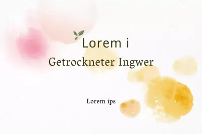 Getrockneter Ingwer