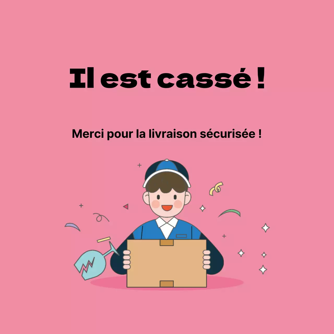 Autocollant de sécurité