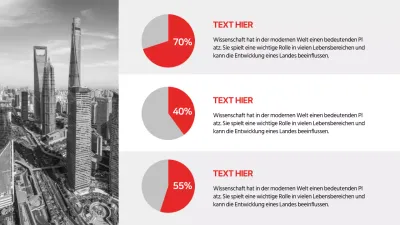 Einfaches Diagramm in roter Farbe