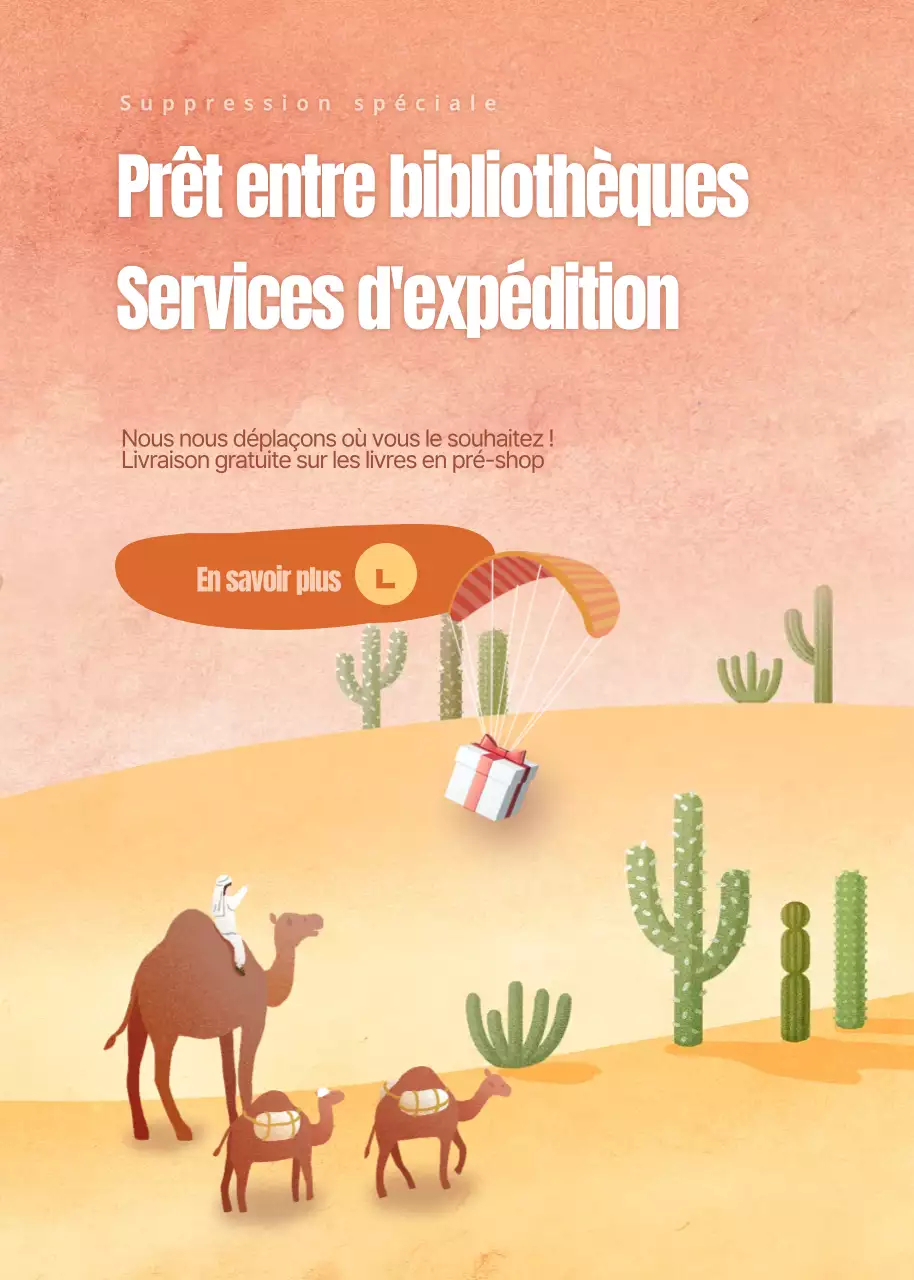 Expédition gratuite entre les États