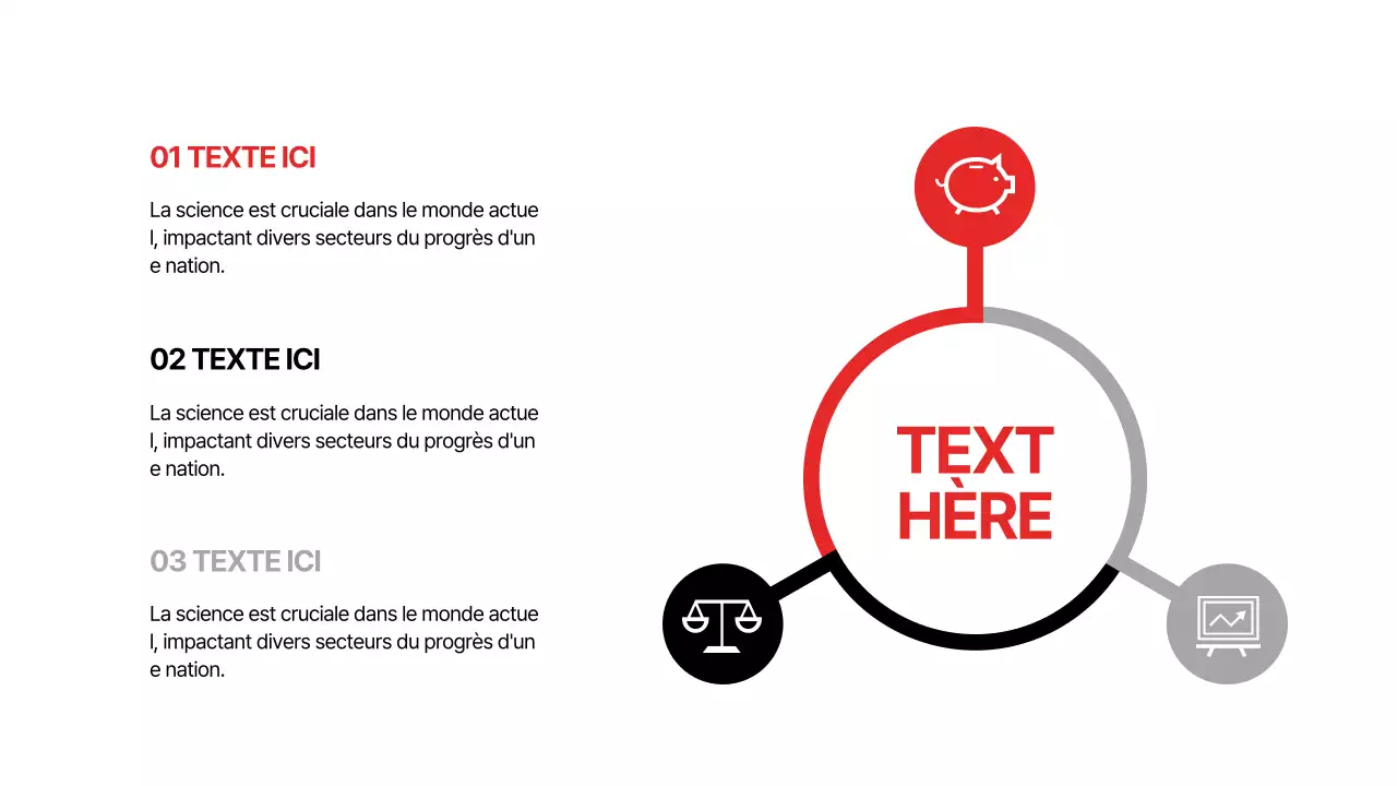 Un agenda simple en noir et rouge