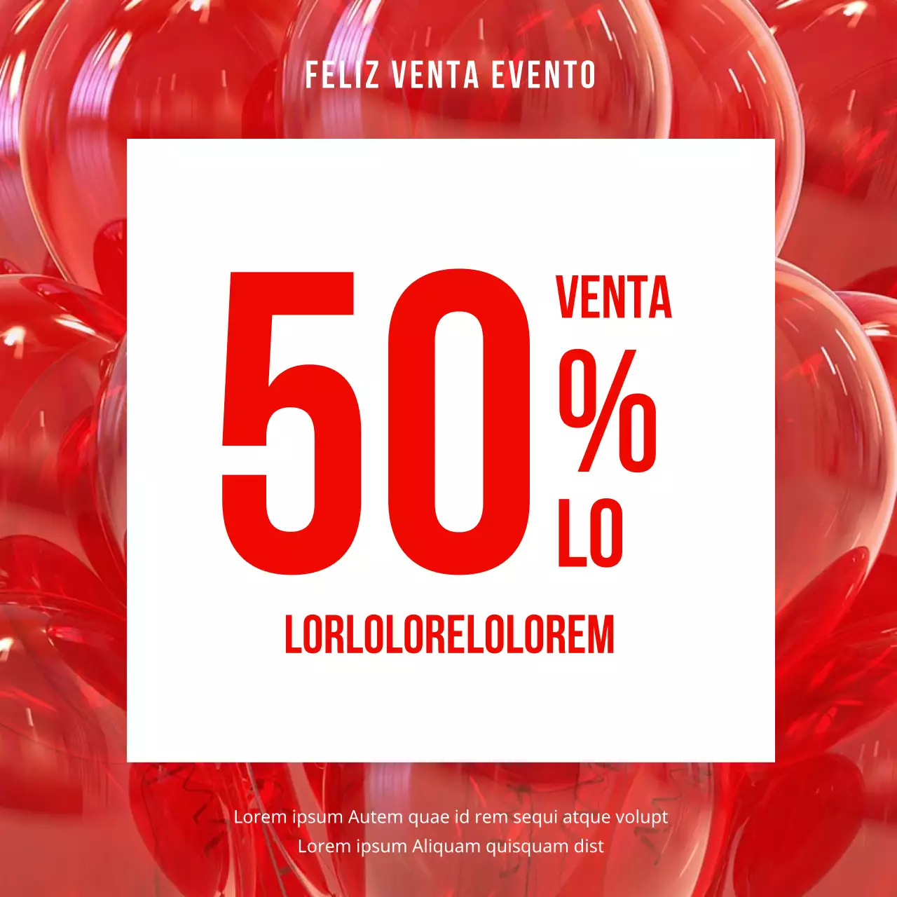 Eventos de ventas