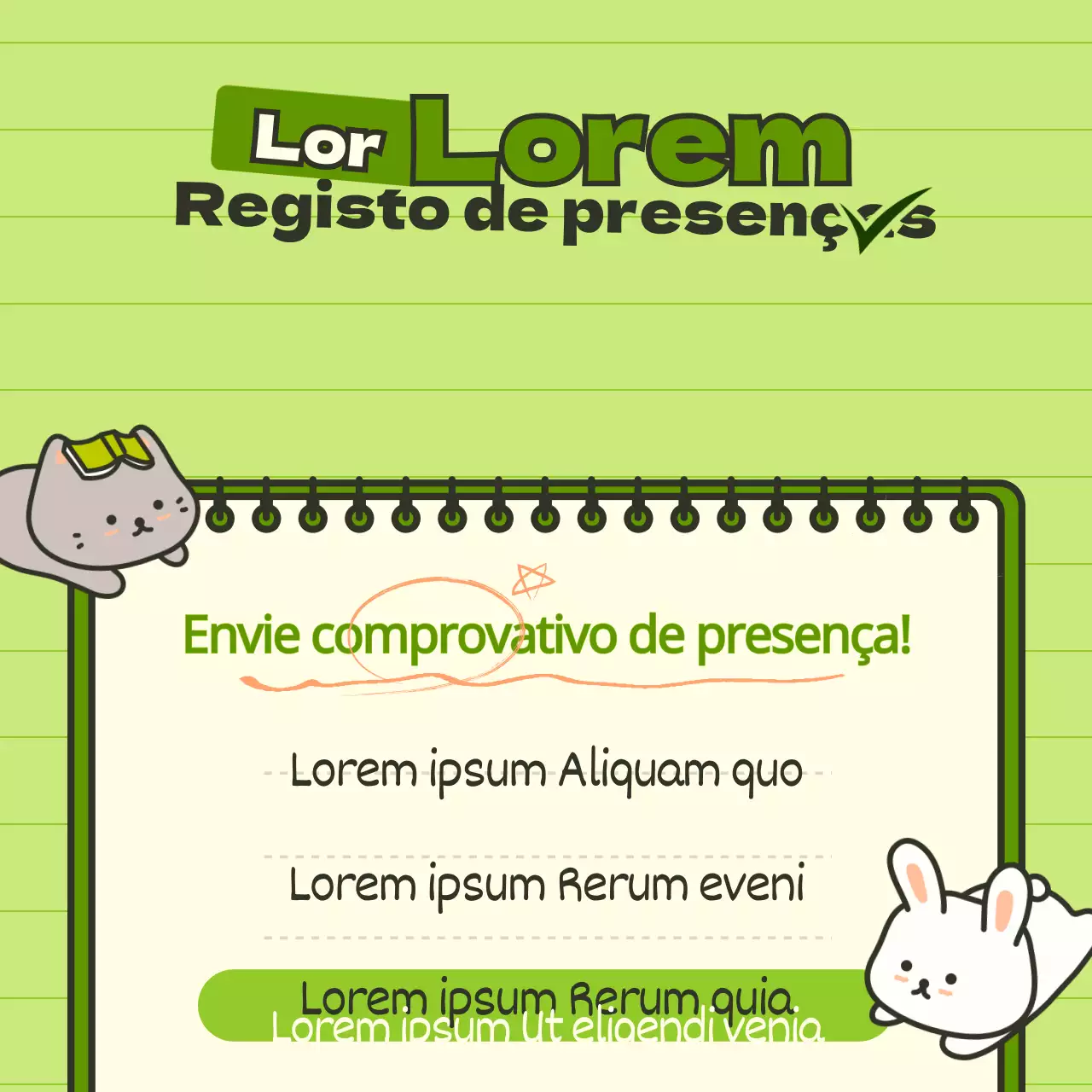 Eventos de verificação de presença na igreja
