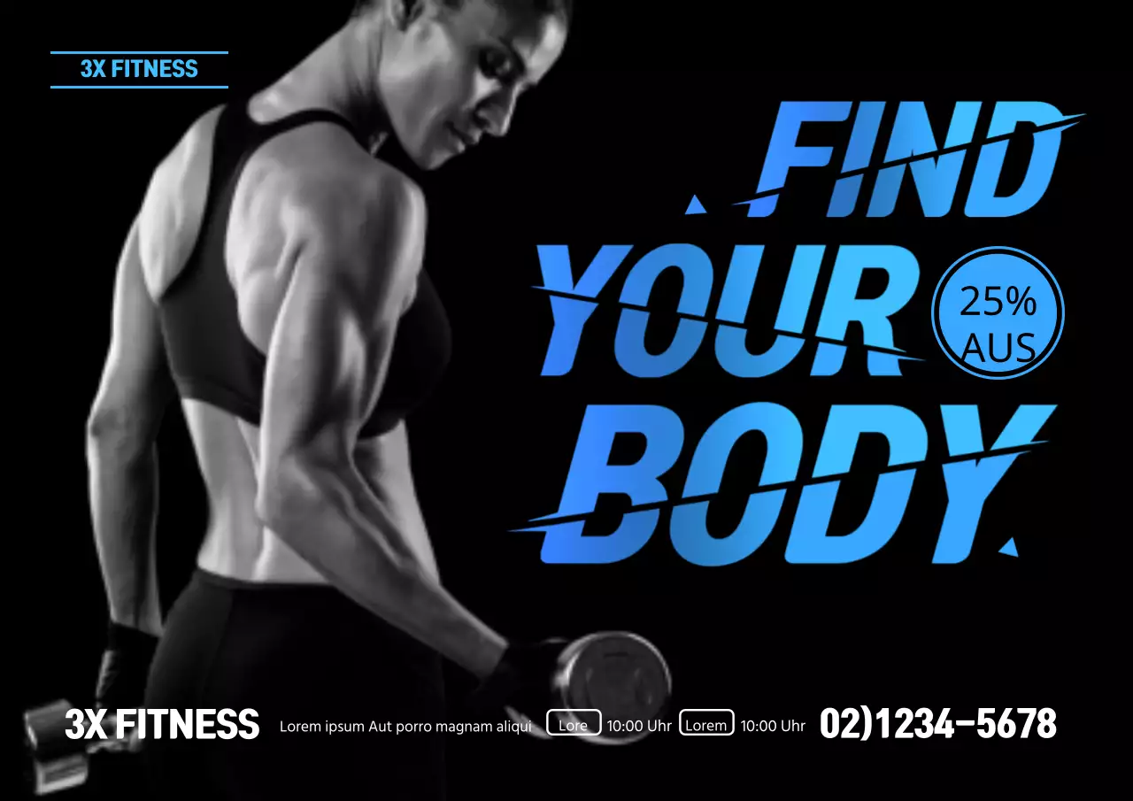 Werben Sie für Ihr Fitnessstudio