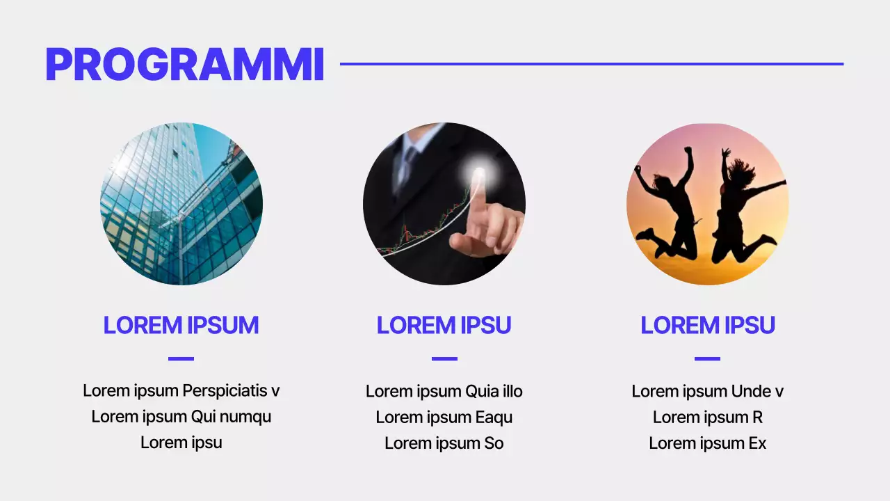 Tema illustrato di educazione economica giovanile in blu e arancione