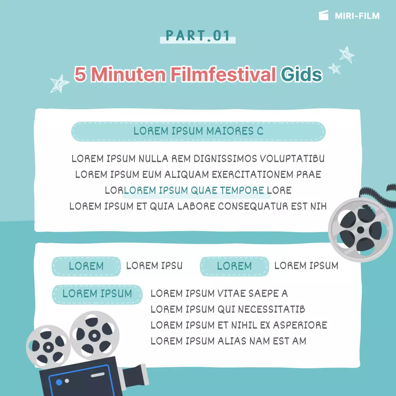 Minty filmfestival kaartNieuws