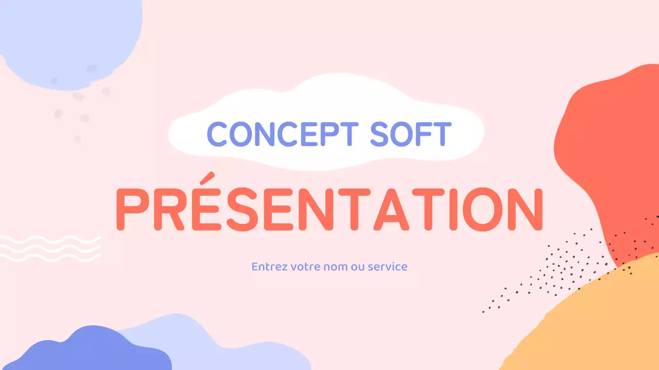 Présentations avec un aspect pastel et moelleux