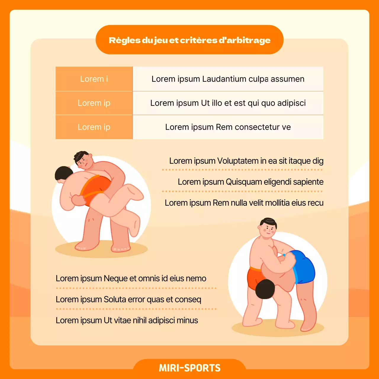 A propos de la lutte conceptuelle illustrée orange