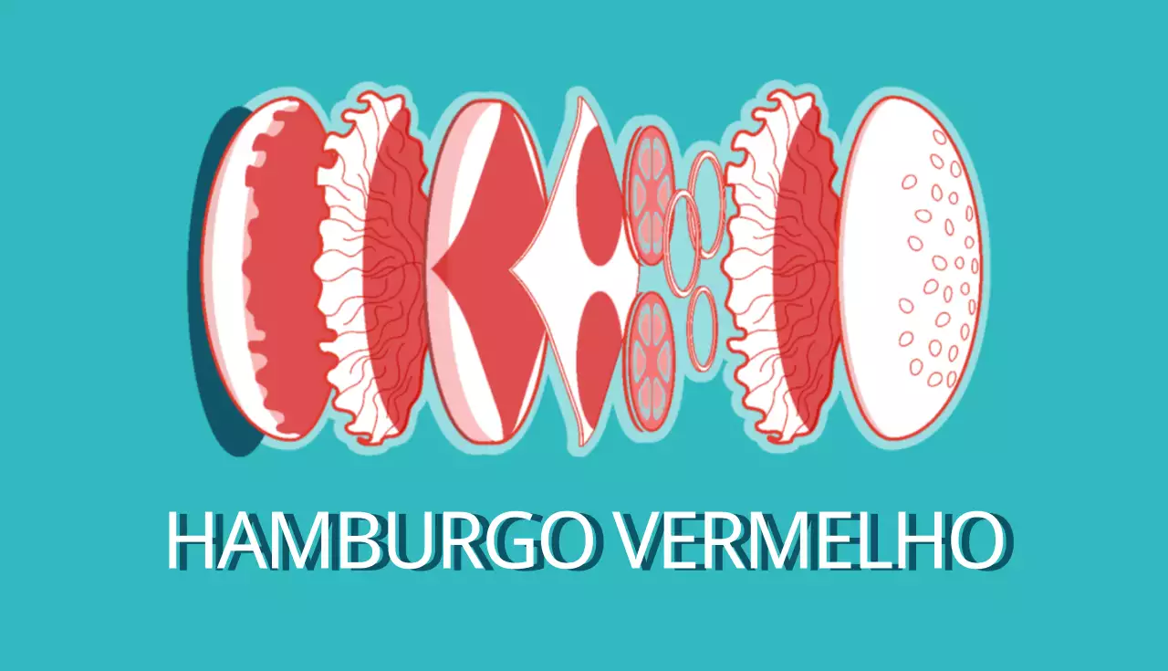 Hambúrguer vermelho