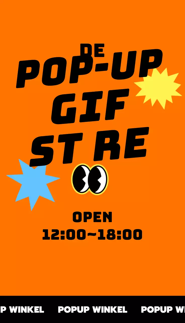 Een unieke en hippe pop-up cadeauwinkel in zwart