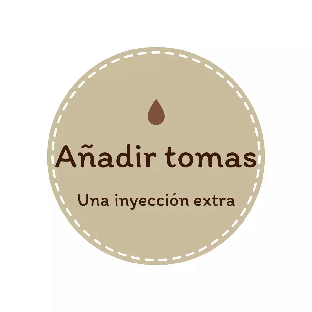 Una marca de café beige y marrón con un estilo emocional