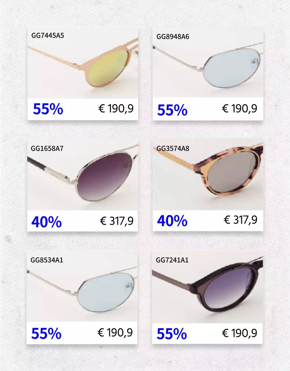 Detailpagina zonnebrillen