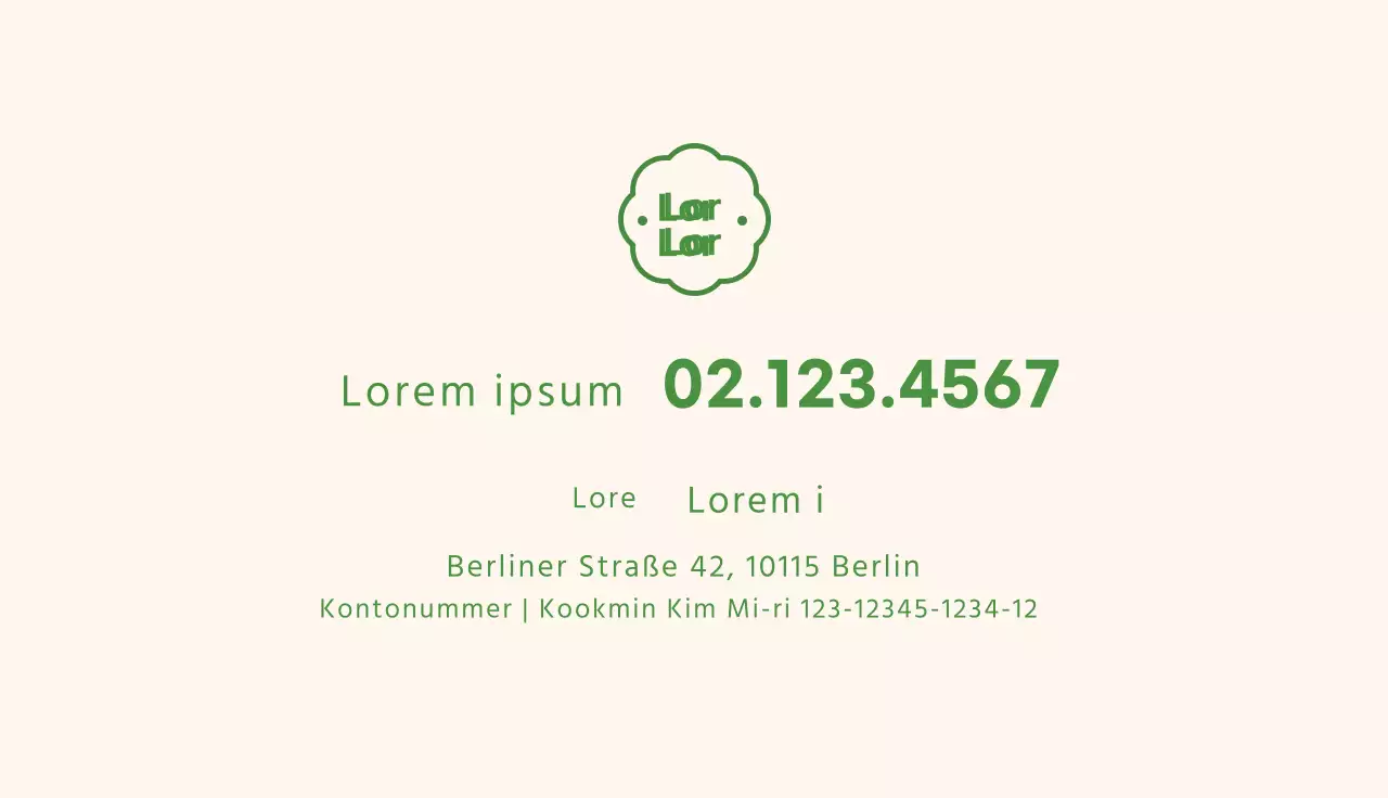 Grüne Illustration niedliches Obst Gemüsehändler