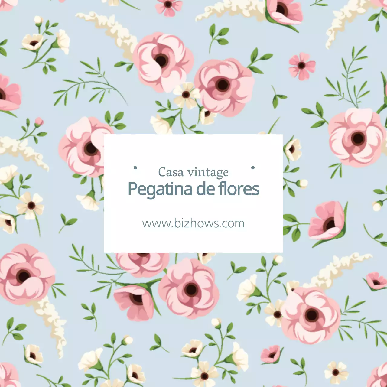 PEGATINA DE FLORES