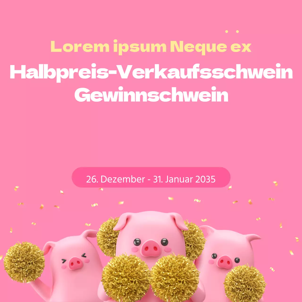 Verkauf zum halben Preis