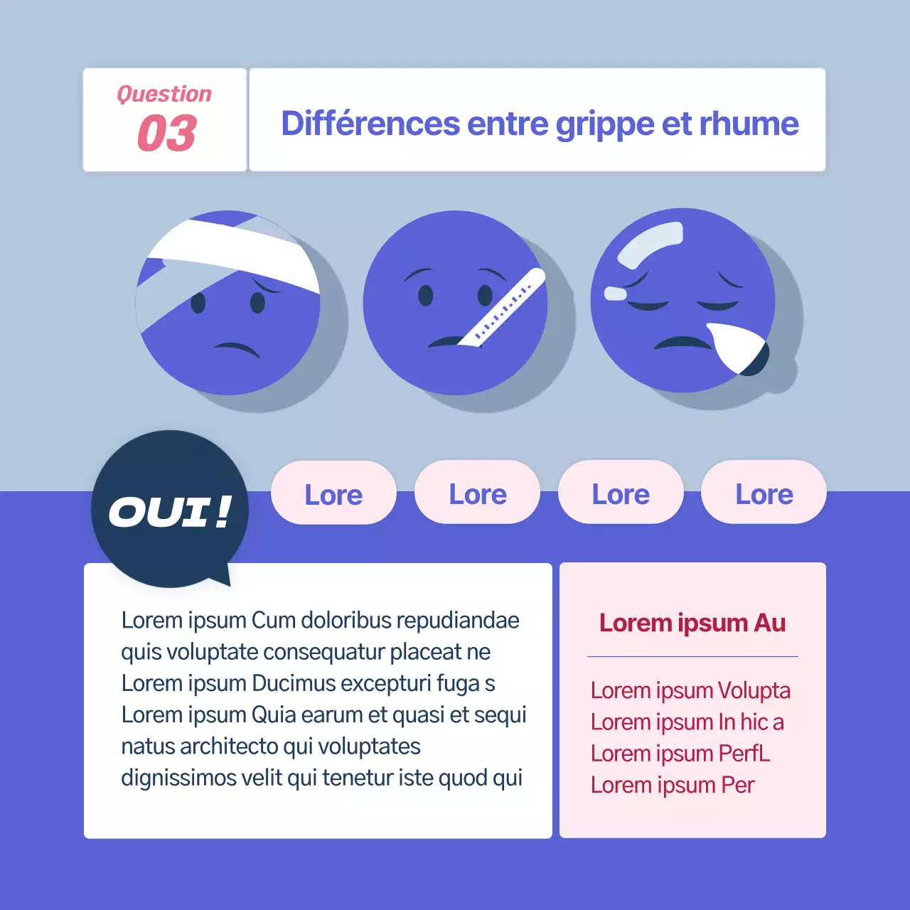 Campagne de prévention de la grippe "bleue, amicale et propre" (CardNews)