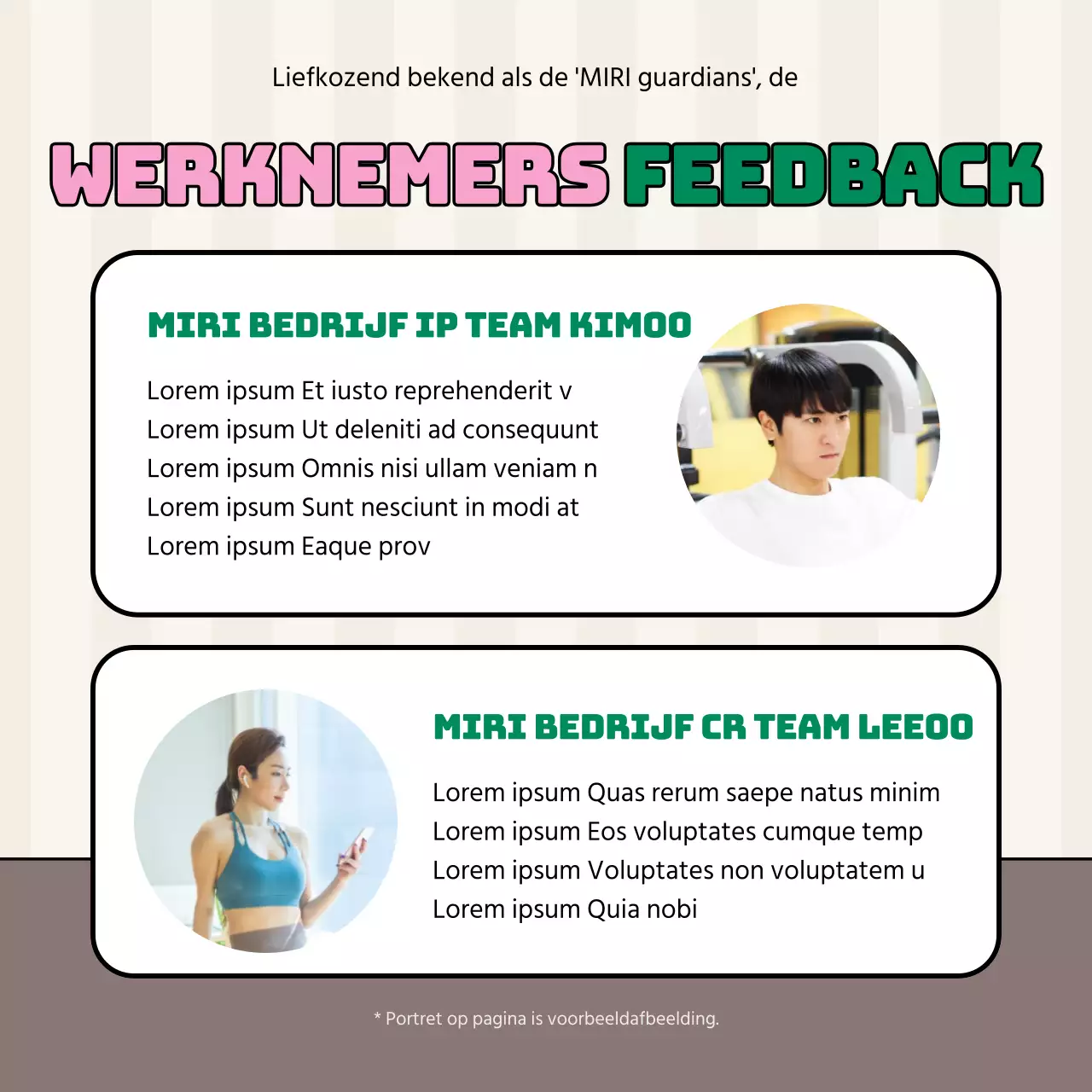 Roze en groene voordelenkaartNieuws