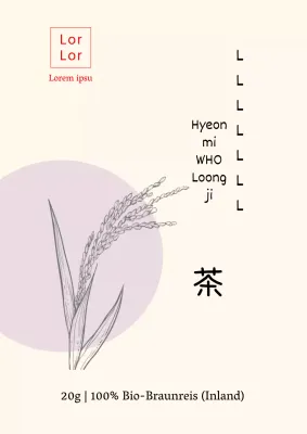 Schlichter beiger und roter Flyer für eine interdisziplinäre Austauschveranstaltung