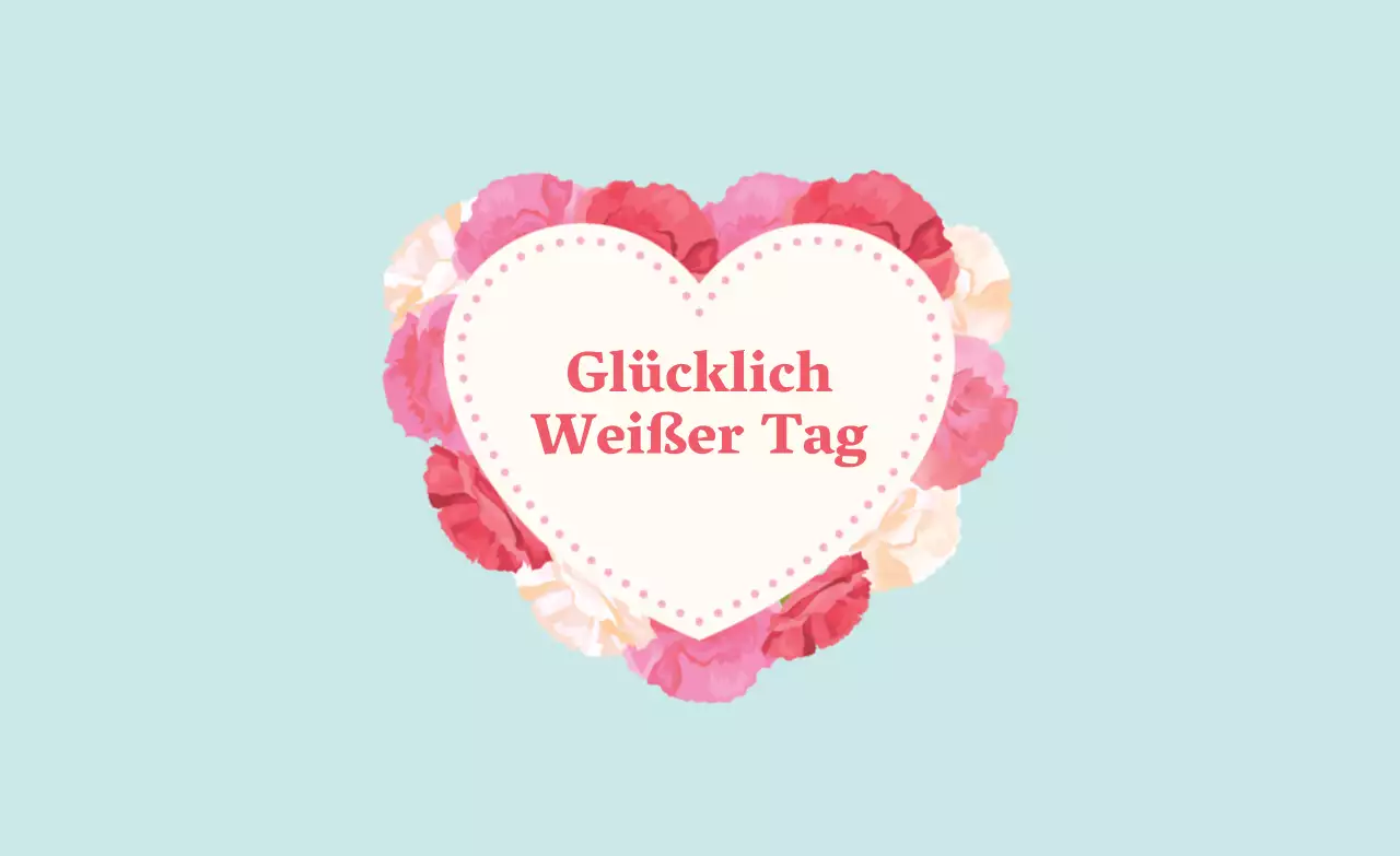 Blaue Illustration sentimentales Herz Valentinstag Etikett