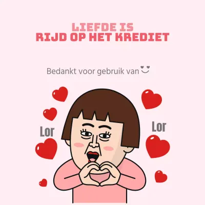 Liefde rijdt op credits
