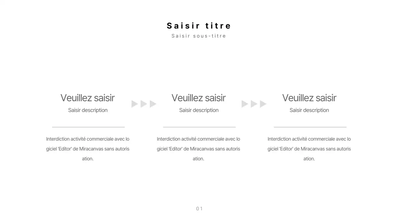 Une ligne du temps blanche et simple