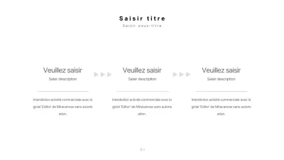 Une ligne du temps blanche et simple