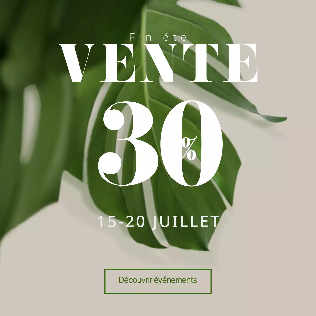 Soldes d'été