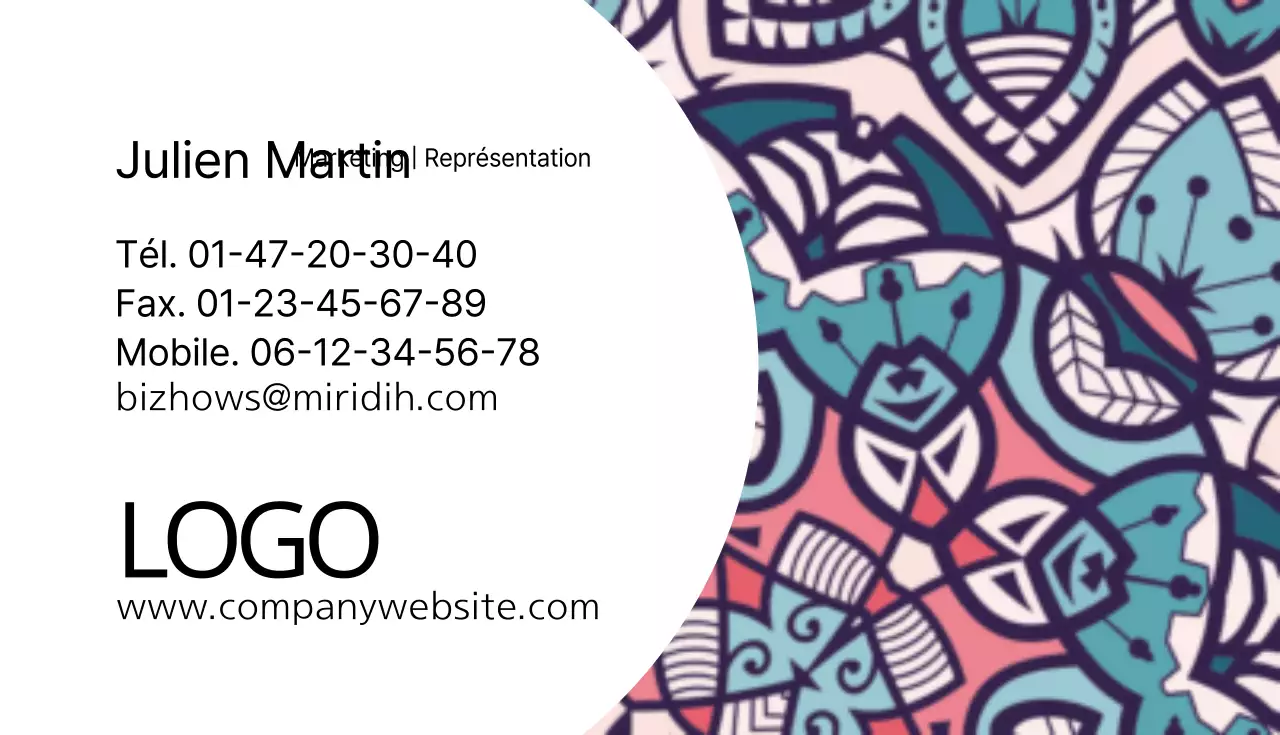 Cartes de visite promotionnelles