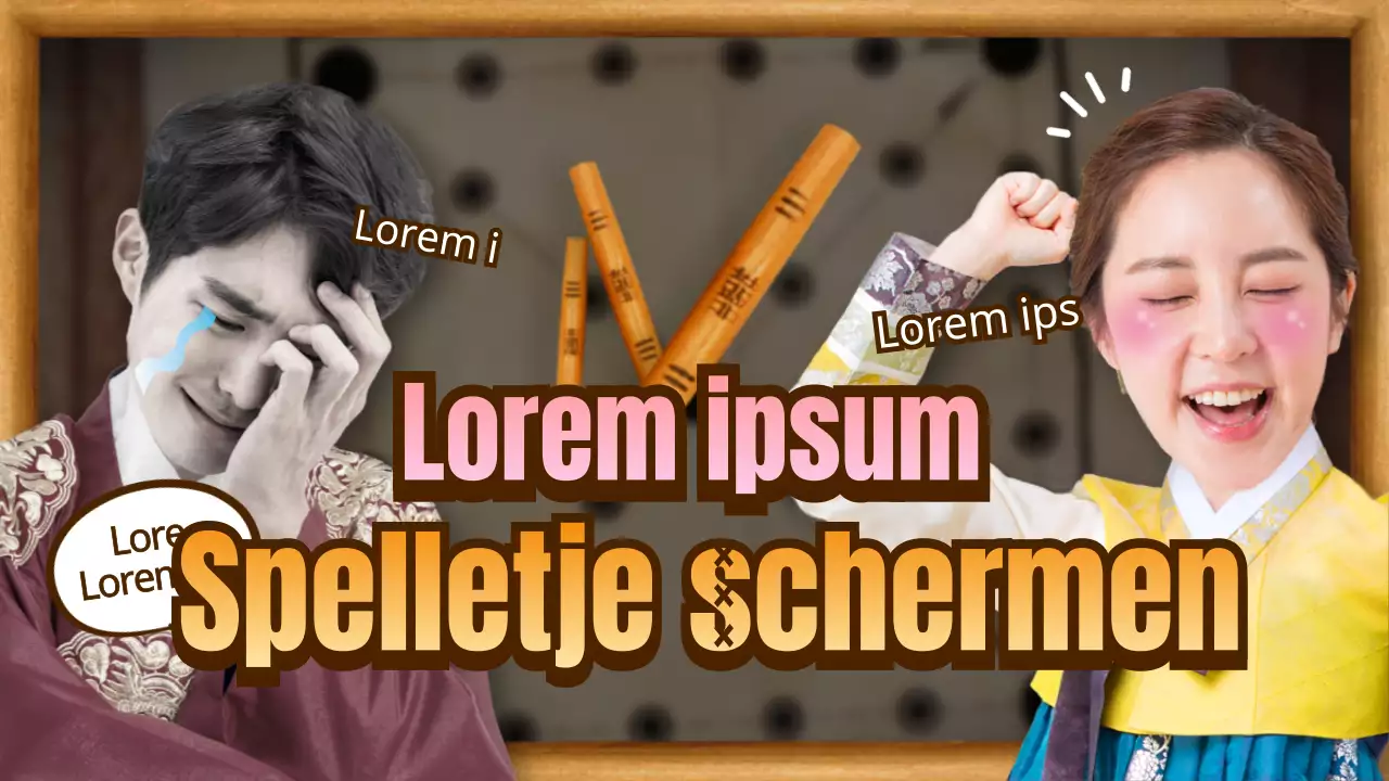 Nieuwjaarsdag speeltuin concept in bruin