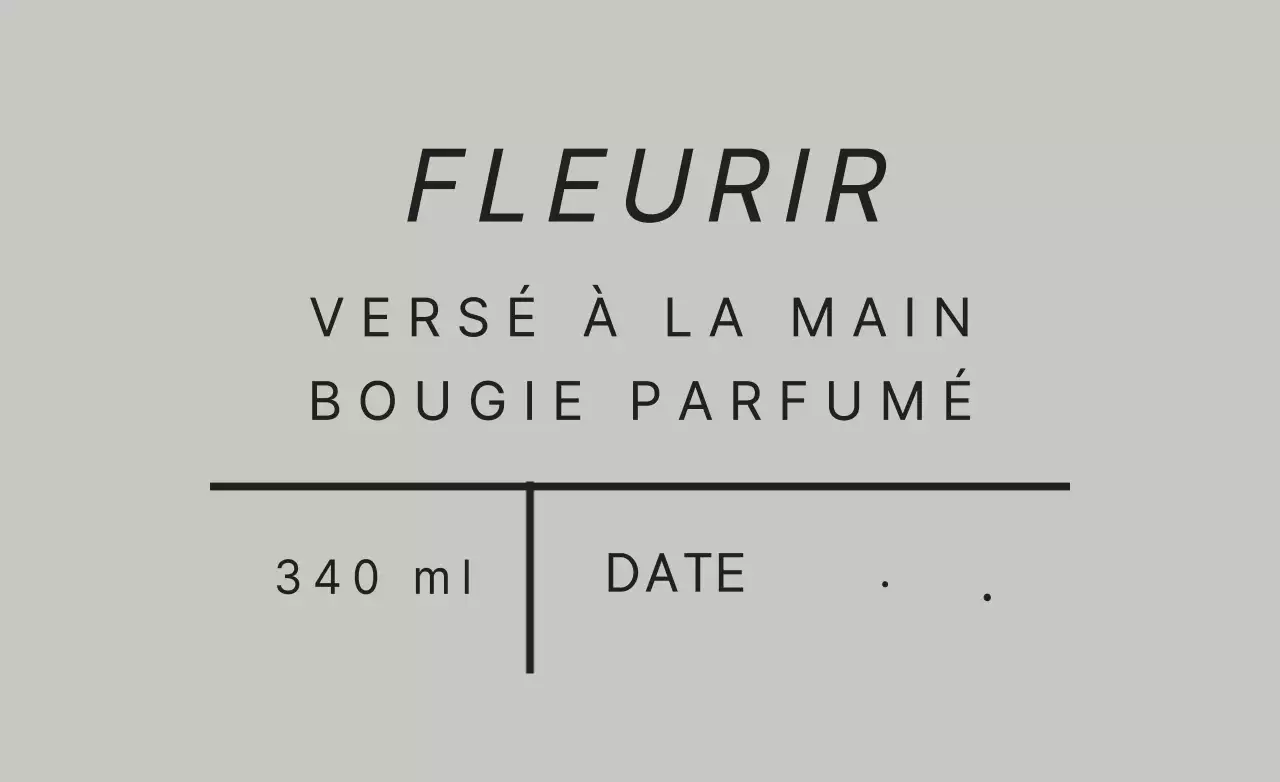 BOUGIE PARFUMÉE