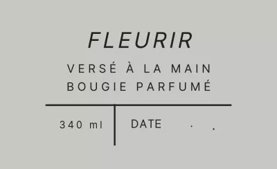 BOUGIE PARFUMÉE