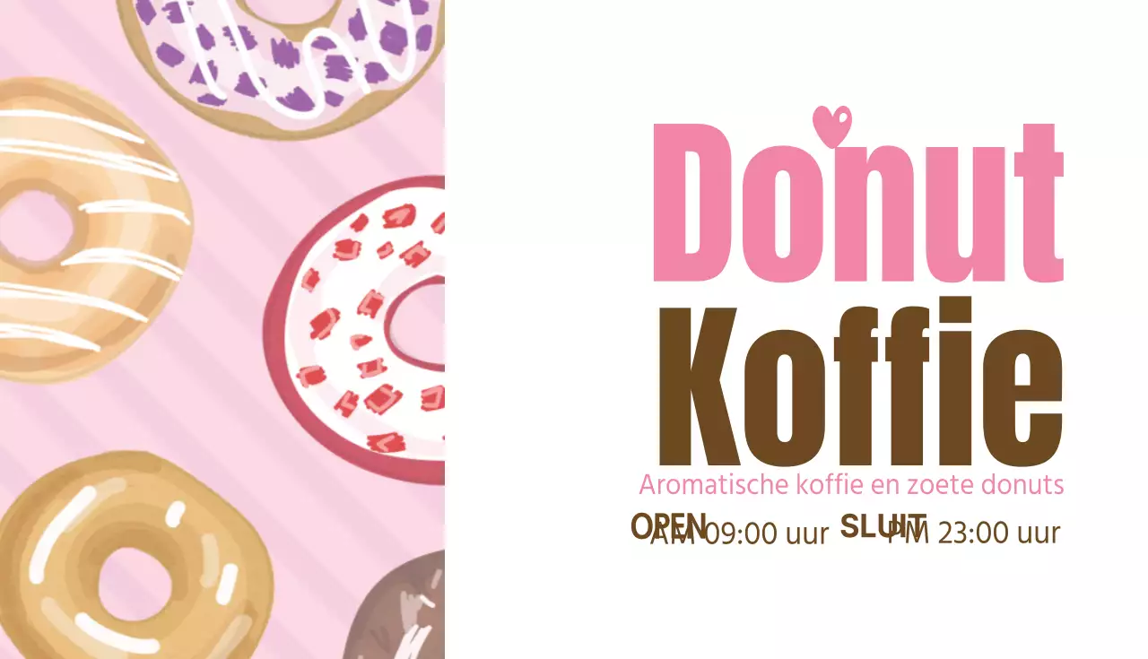 Donut koffie