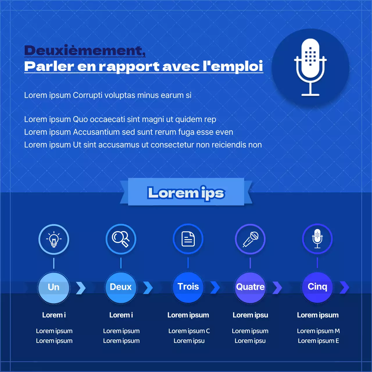 Carte de visite bleue et violettenews