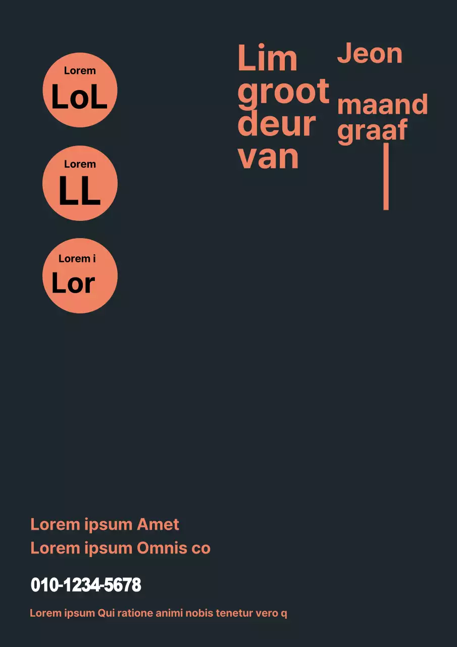 Een strakke advertentie voor appartementen met veel tekst en een strak ontwerp