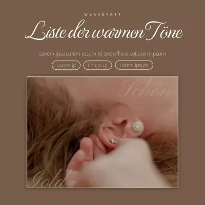 Braune, stilvolle Accessoires für Mädchen in warmen Tönen