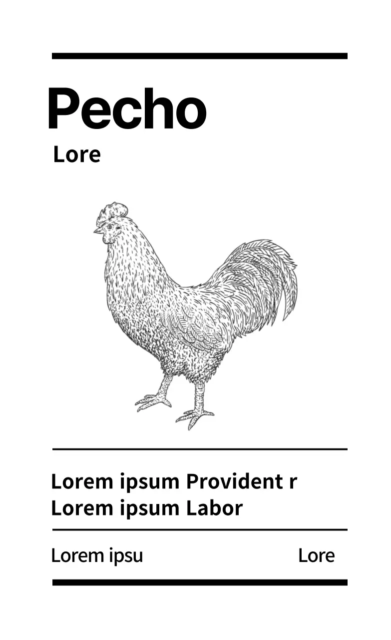 Etiquetas alimentarias blancas ilustradas y limpias