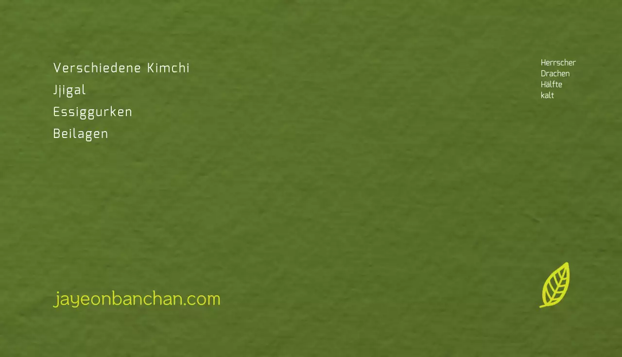 Natürliche Beilagen