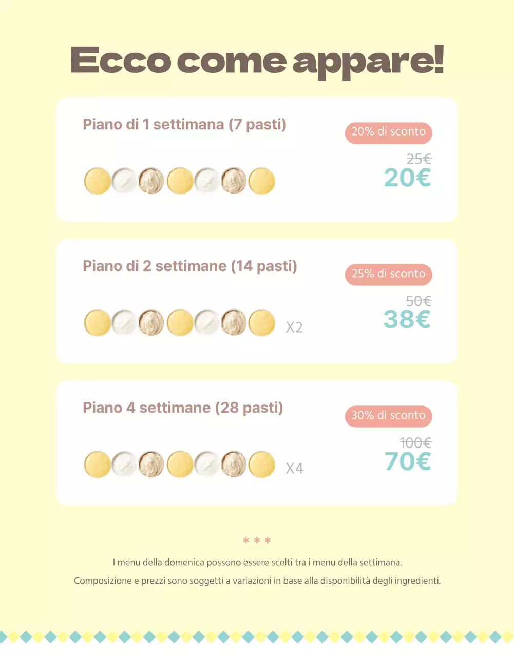 Dettagli sugli alimenti per bambini