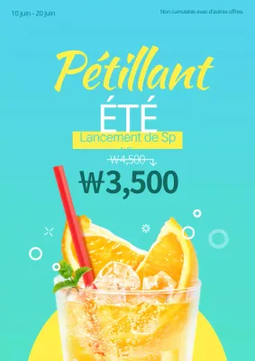 Offres saisonnières de boissons