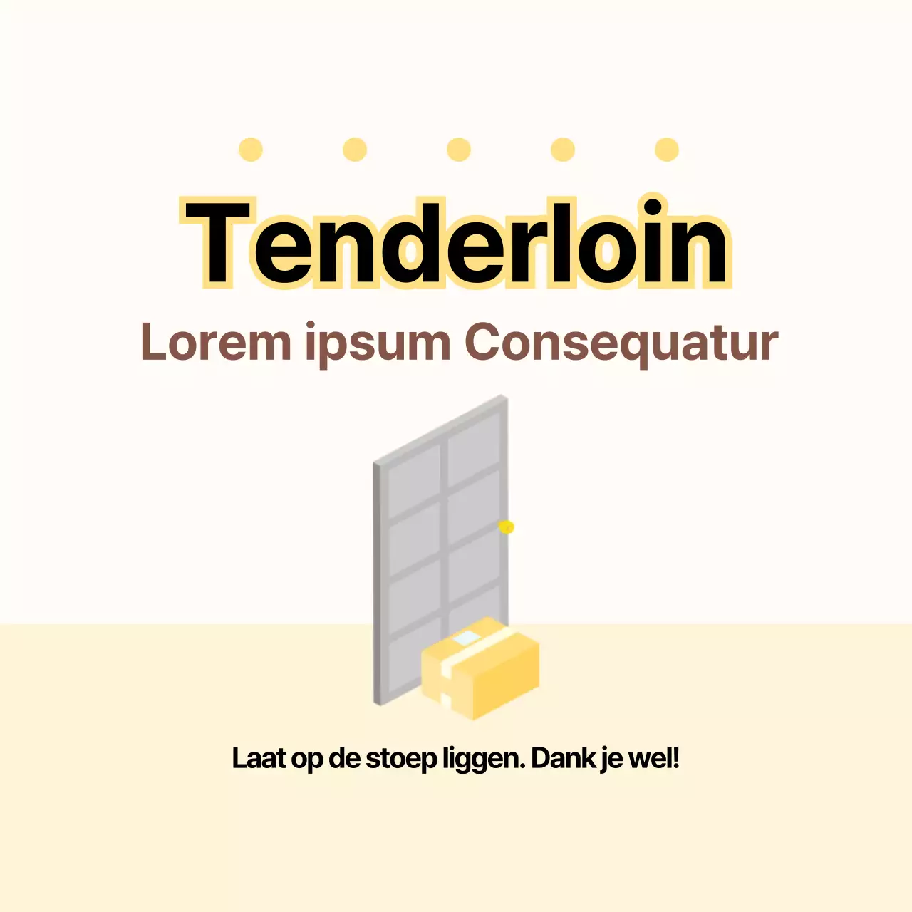 Eenvoudige varkenshaasstickers