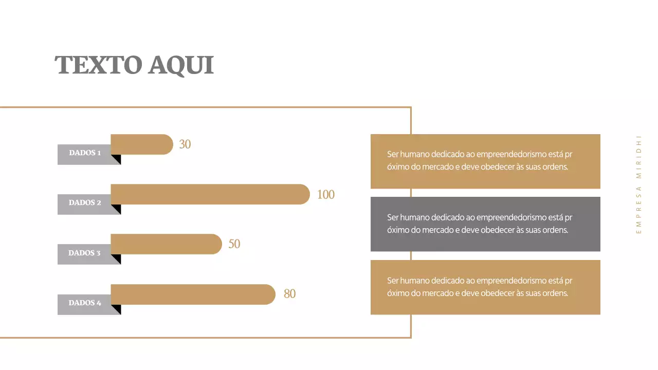 Um gráfico concetual simples em cinzento e castanho
