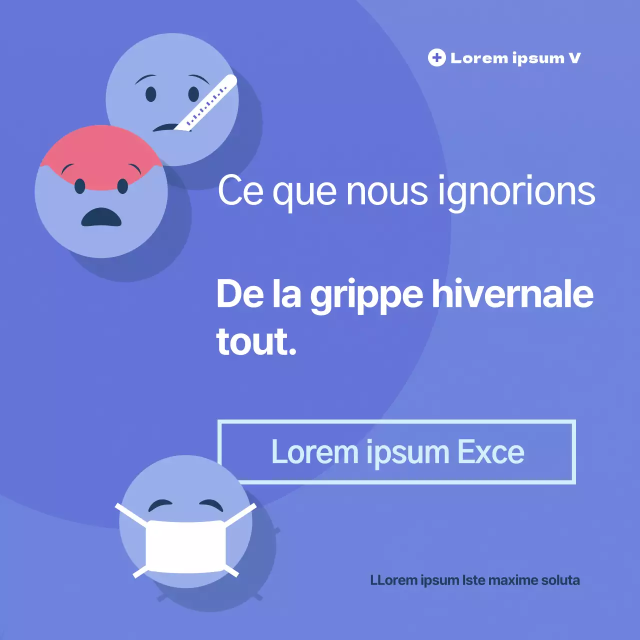 Campagne de prévention de la grippe "bleue, amicale et propre" (CardNews)