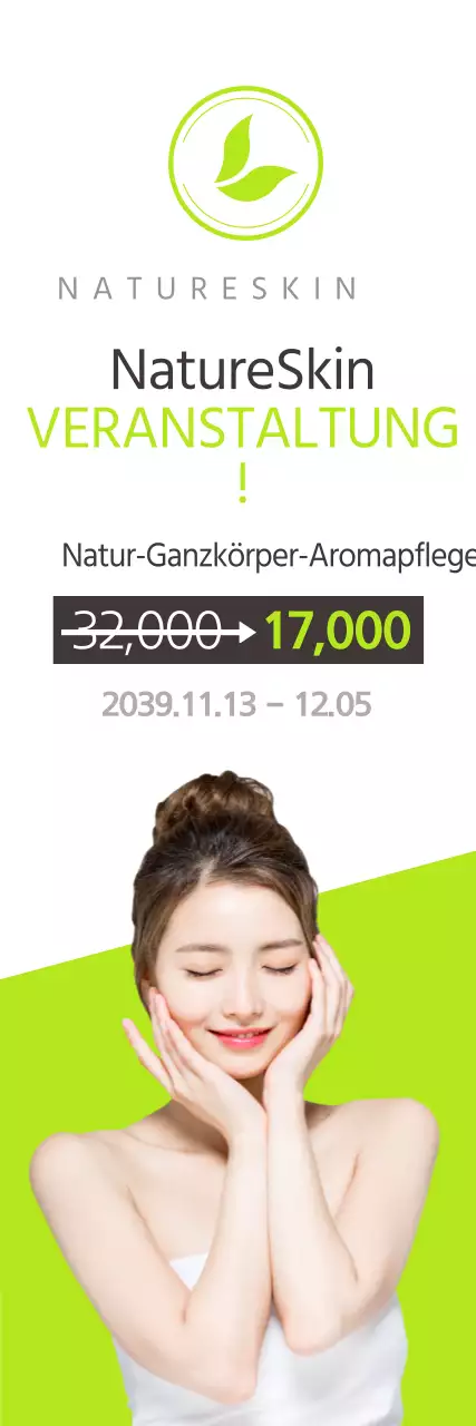 Schlichter Stil in Schwarz und Neon Preisgestaltung für Aromamanagement-Events