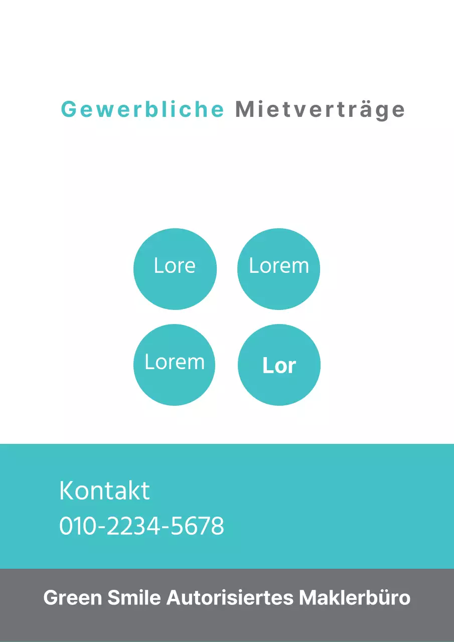 Gewerbliche Mietverträge